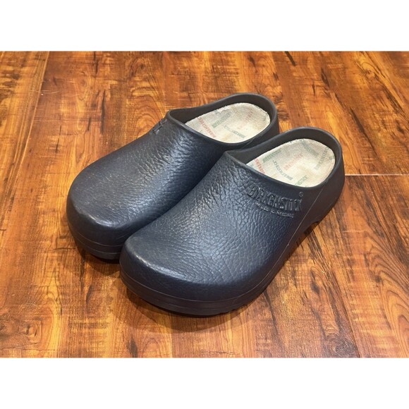 Birkenstock Polyurethane Clogs Slate Blue Gray EU 43 Size US 10 Removable Insole main image 13